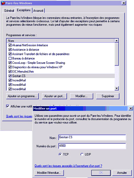 Réglage pare-feu sous Windows 2008 R2